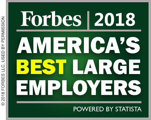 Forbes 2018 America's Best Large Employers